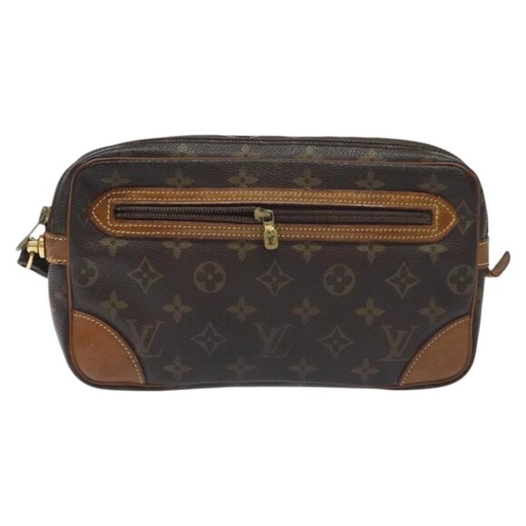 LOUIS VUITTON Monogram Marly Dragonne GM Clutch Bag M51825 LV Auth BA3368 - Picture 14 of 16
